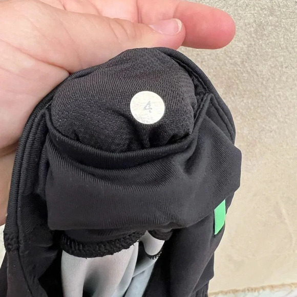 Lululemon Run Inspire Crop II Leggings in Heathered Net Pop Black Size 4 - Picture 9 of 11